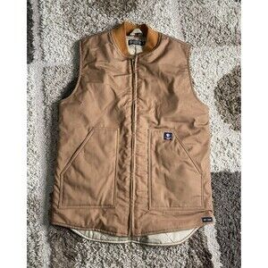 Tyndale Heavyweight FR Vest Men’s Medium Brown Flame Resistant CAT4 USA Made